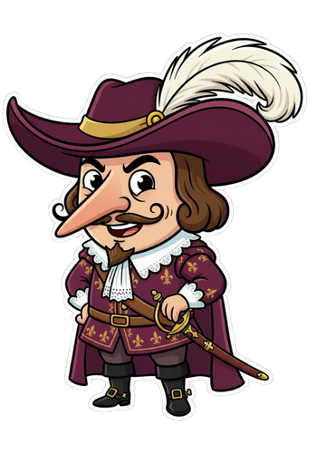 Cyrano de Bergerac mascot